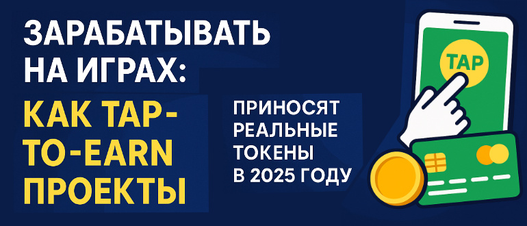 Тренд 2025: Tap‑to‑Earn игры с выводом дохода
