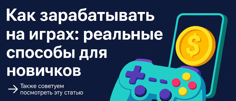 Как зарабатывать на играх: реальные способы для новичков